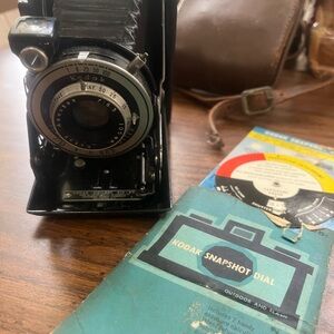 Kodak Folding Film Camera with Snapshot Dial Guide